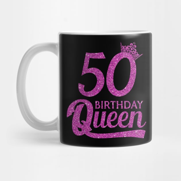 50 Birthday Queen - 50th Birthday Gift Ideas - 50 Years Old Birthday by Otis Patrick